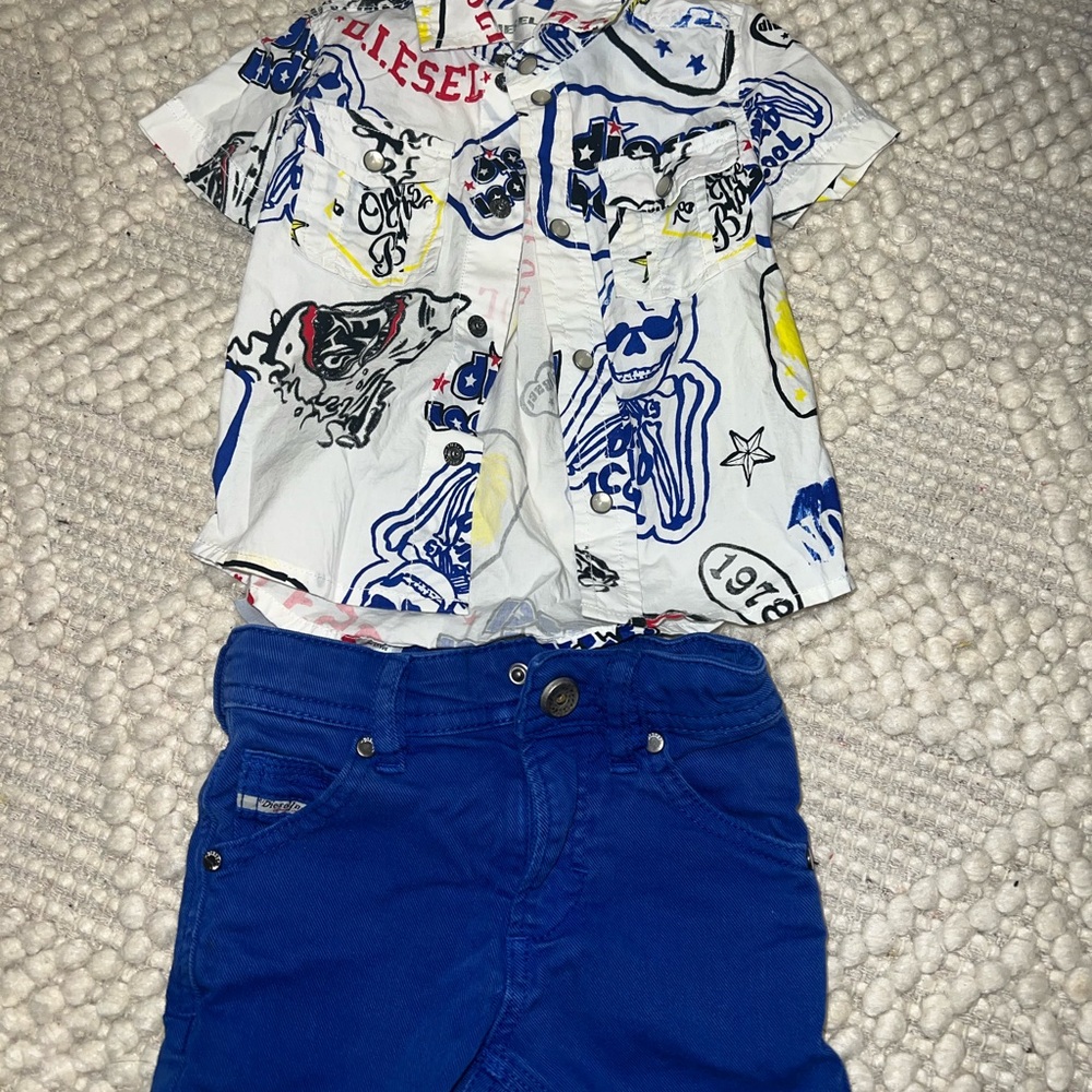 Diesel Blue Denim Shirt